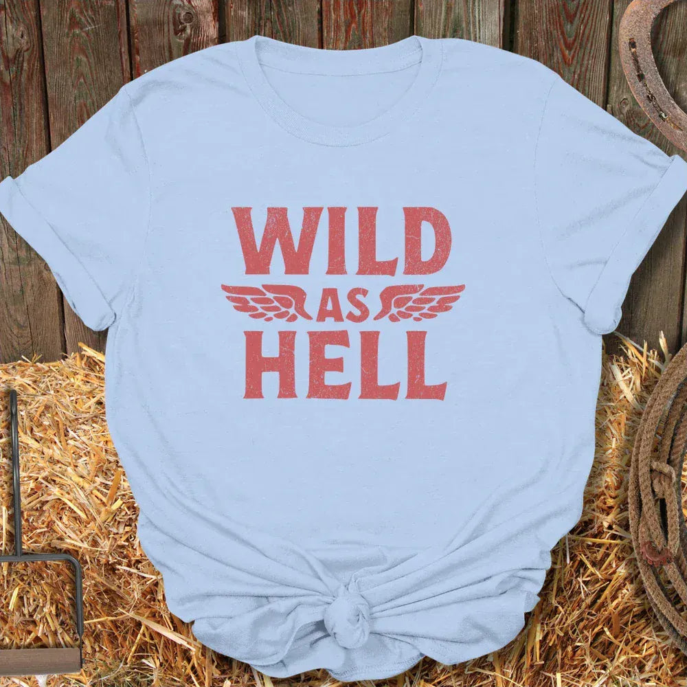 Latigo-Cowboy Authentics Light Blue / S Wild Tee