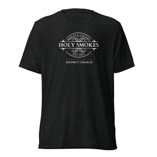Latigo-Cowboy Authentics M District Holy Smokes Front Tri-Blend Tee