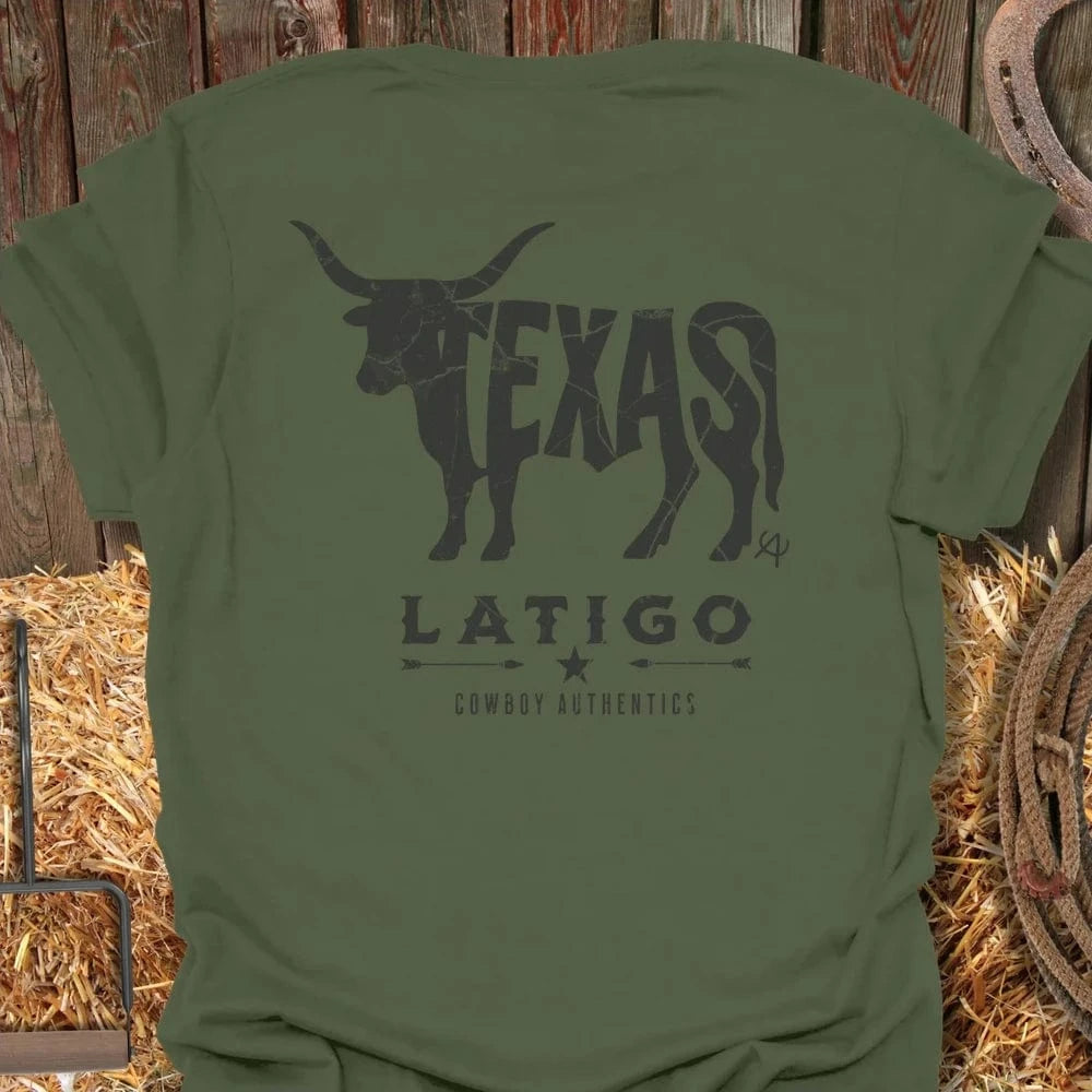 Latigo-Cowboy Authentics Military Green / S Texas Bull