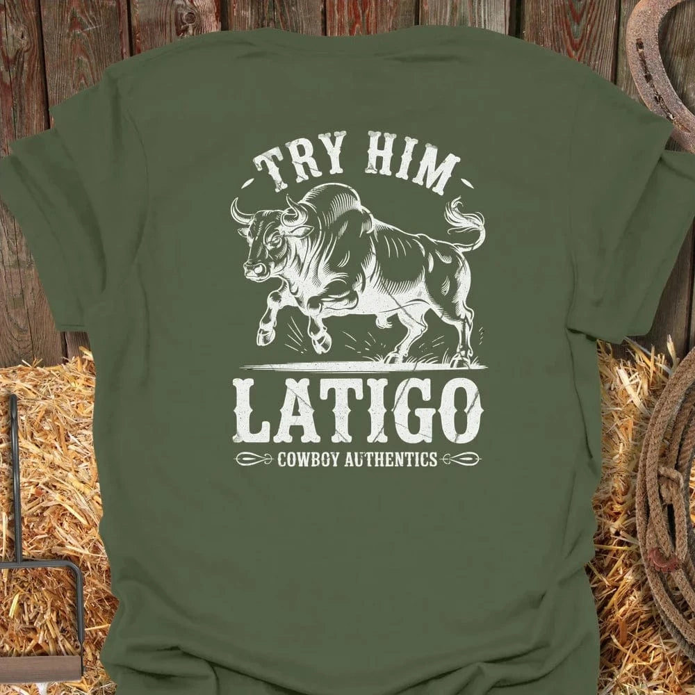 Latigo-Cowboy Authentics Military Green / S Try Him