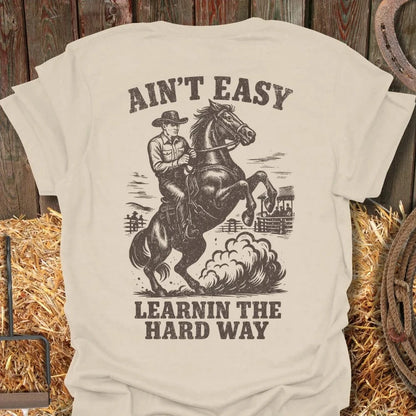 Latigo-Cowboy Authentics Natural / S Ain't Easy Tee
