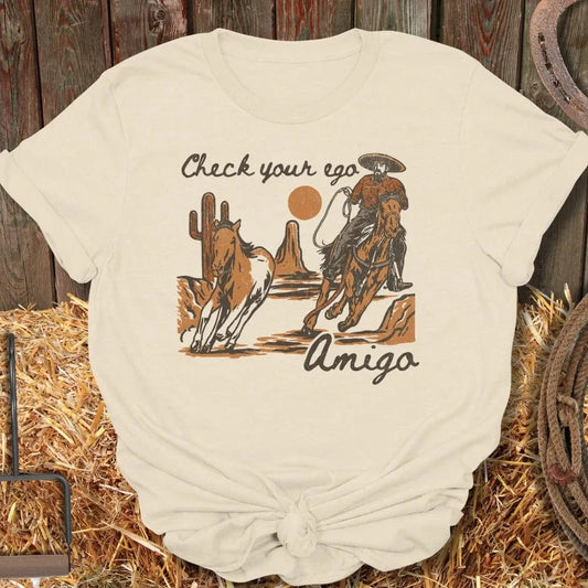 Latigo-Cowboy Authentics Natural / S Amigo Tee