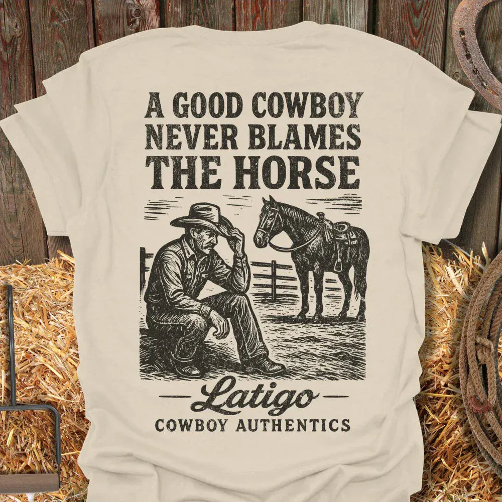 Latigo-Cowboy Authentics Natural / S Blame Tee