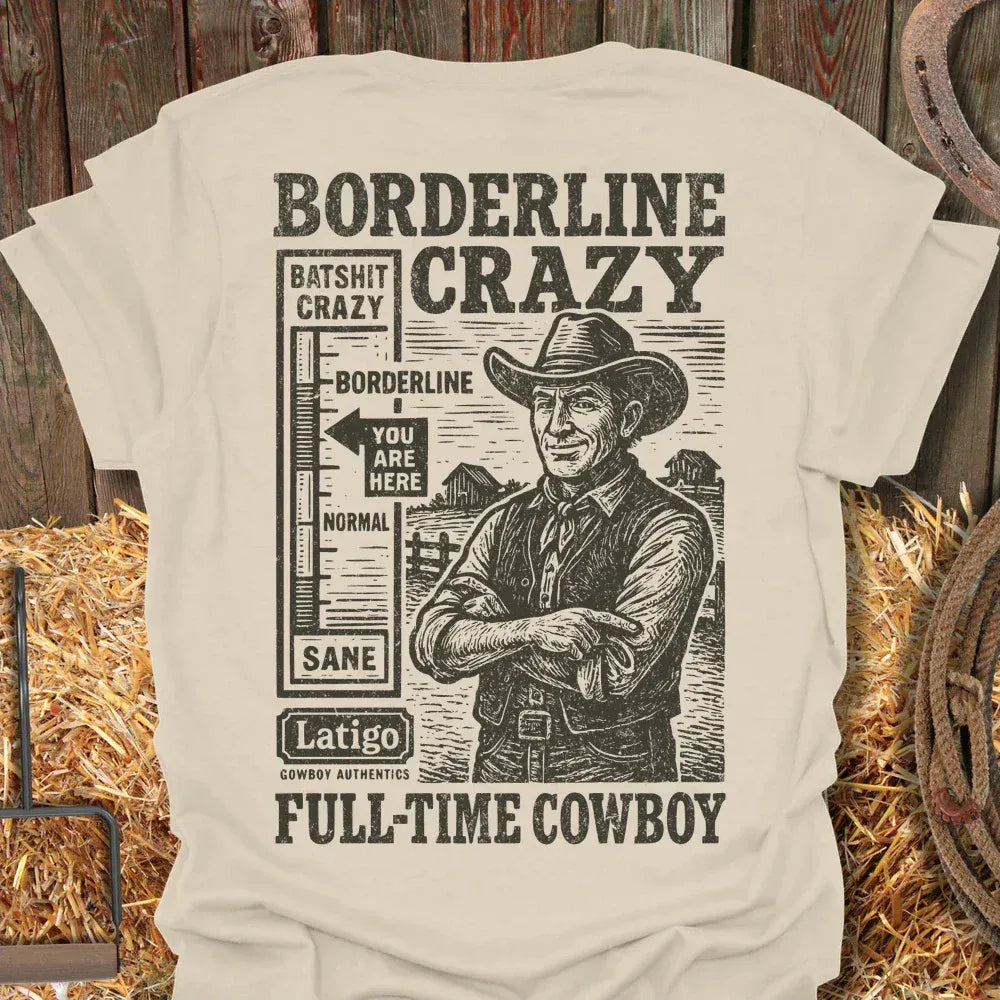 Latigo-Cowboy Authentics Natural / S Borderline Tee