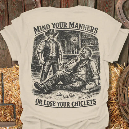 Latigo-Cowboy Authentics Natural / S Chiclets Tee