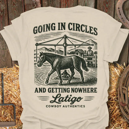 Latigo-Cowboy Authentics Natural / S Circles Tee