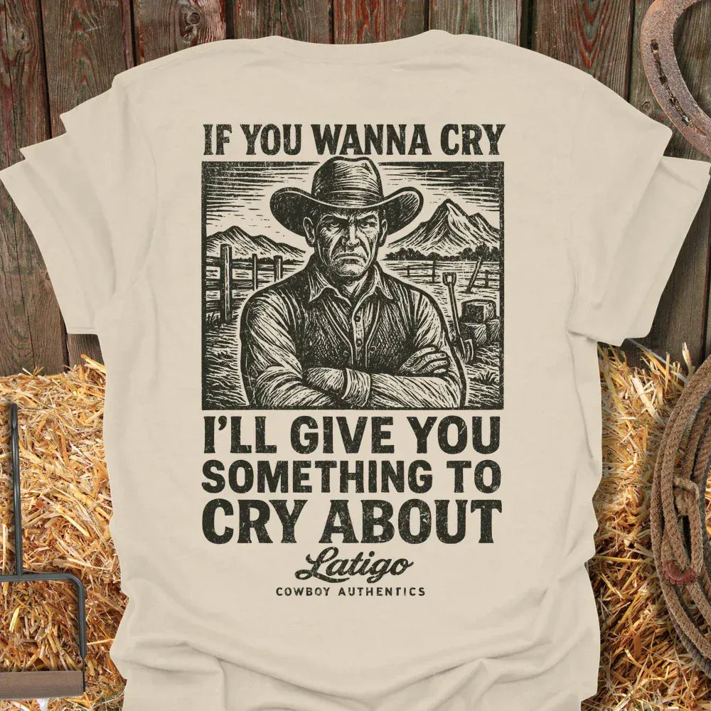 Latigo-Cowboy Authentics Natural / S Cry Tee