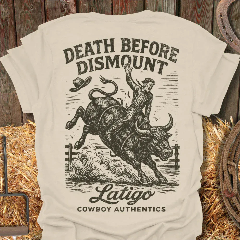 Latigo-Cowboy Authentics Natural / S Death Tee