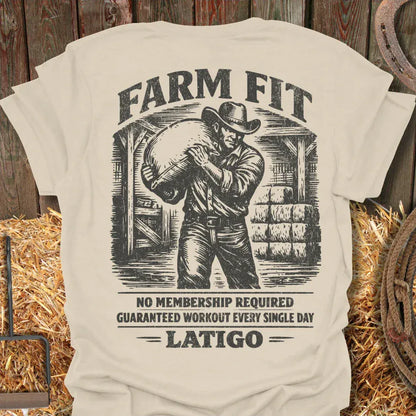 Latigo-Cowboy Authentics Natural / S Farm Fit Tee