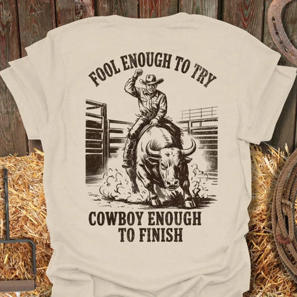 Latigo-Cowboy Authentics Natural / S Finish Tee