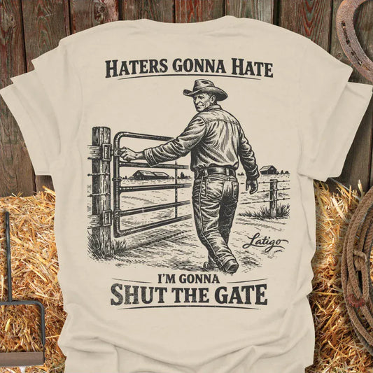 Latigo-Cowboy Authentics Natural / S Haters Tee