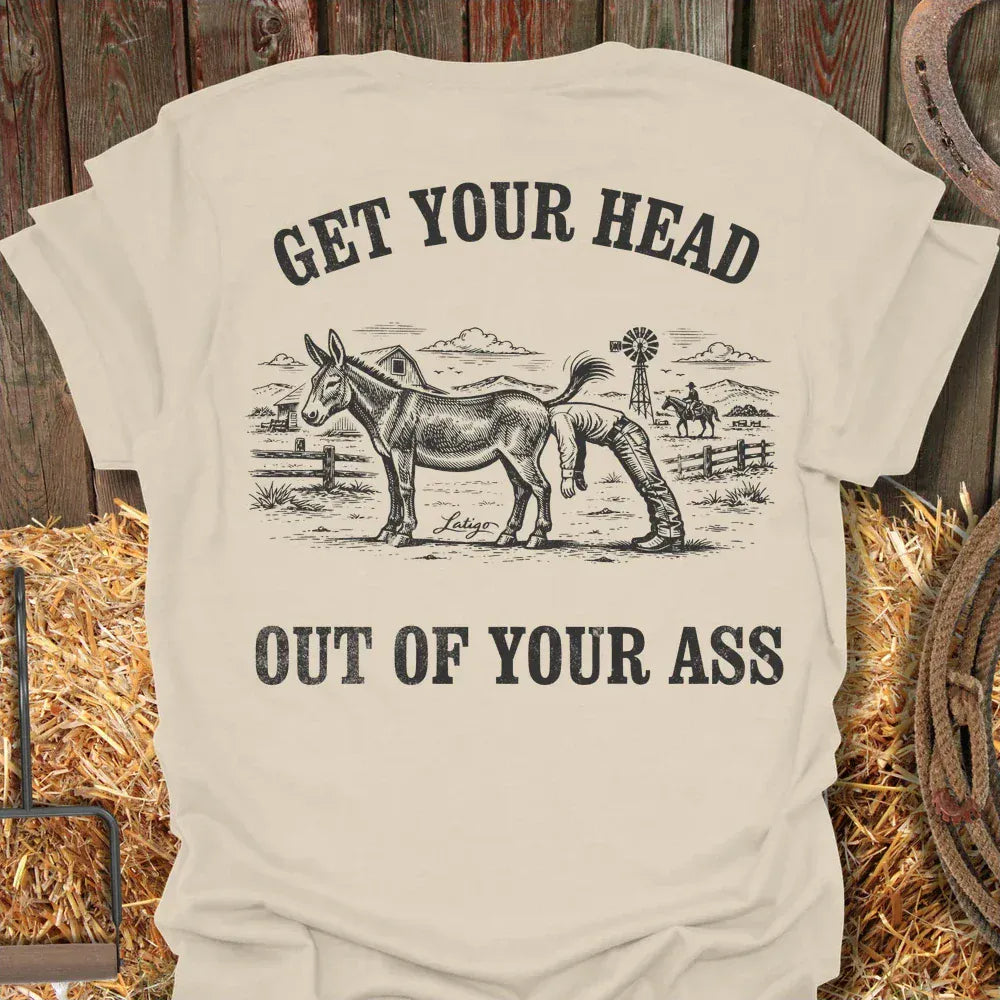 Latigo-Cowboy Authentics Natural / S Head Out Tee
