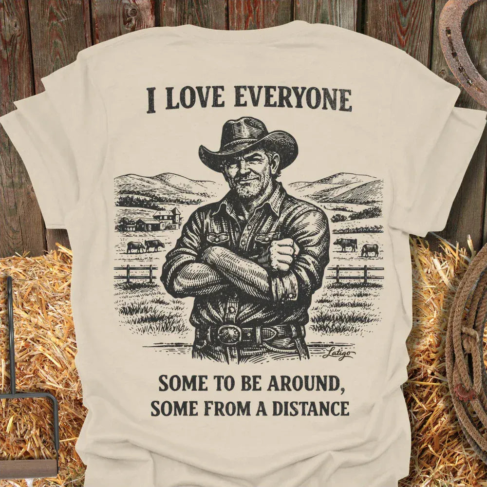 Latigo-Cowboy Authentics Natural / S Love Everyone Tee