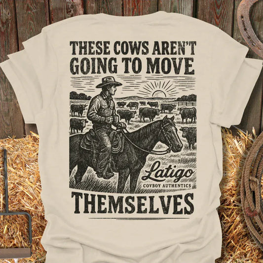 Latigo-Cowboy Authentics Natural / S Move Tee