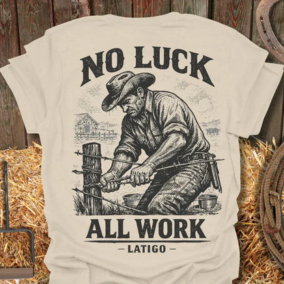 Latigo-Cowboy Authentics Natural / S No Luck Tee