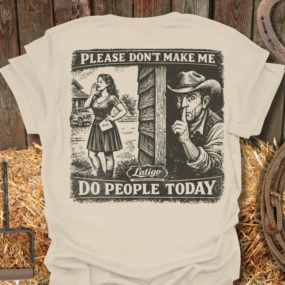 Latigo-Cowboy Authentics Natural / S No People Tee