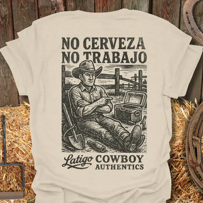 Latigo-Cowboy Authentics Natural / S No Trabajo Tee