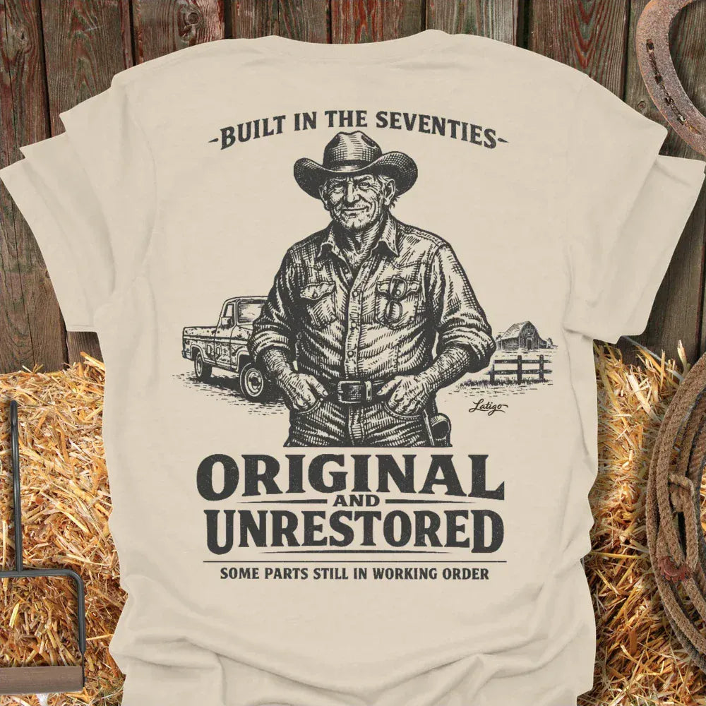 Latigo-Cowboy Authentics Natural / S Original Tee