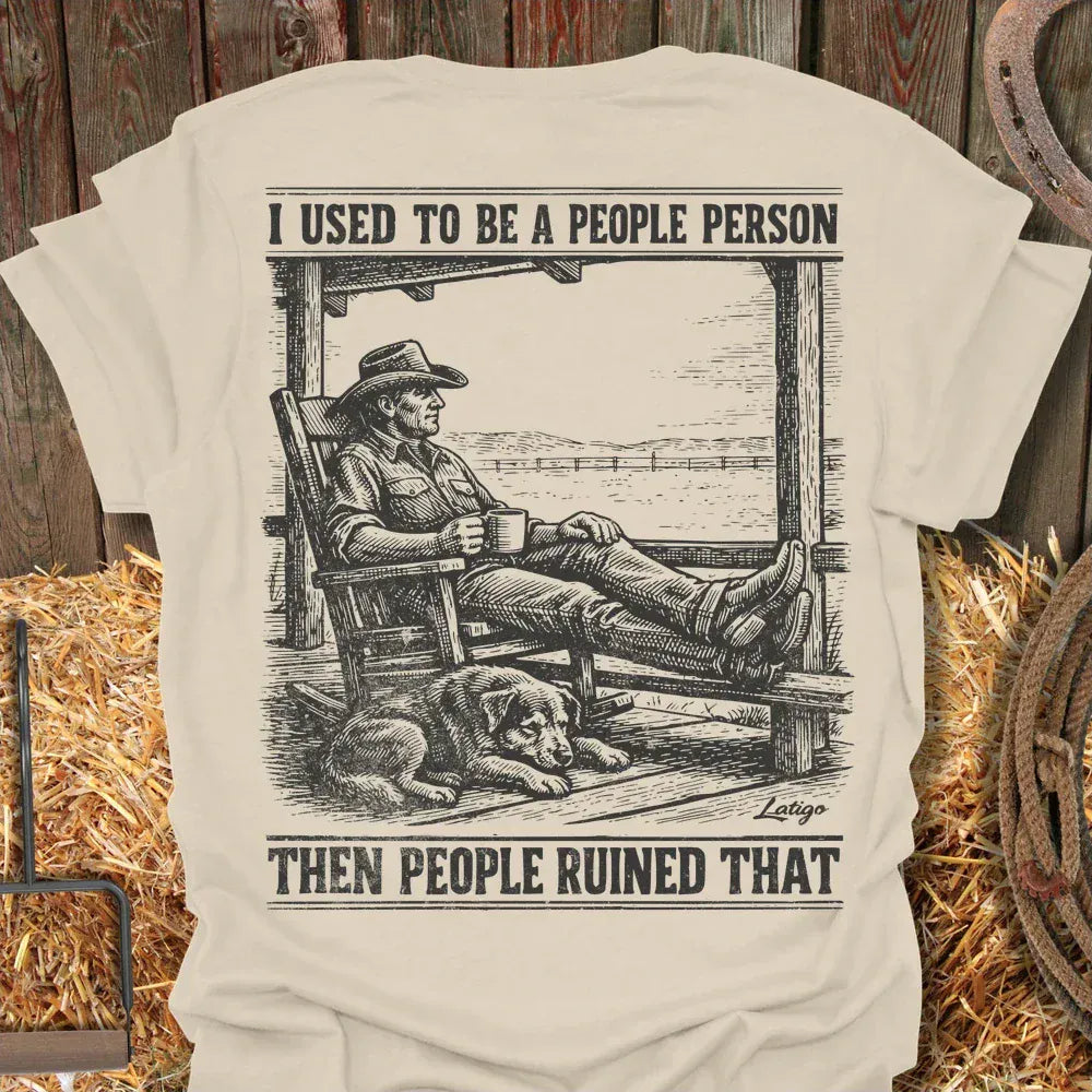 Latigo-Cowboy Authentics Natural / S People Person Tee