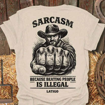Latigo-Cowboy Authentics Natural / S Sarcasm Tee