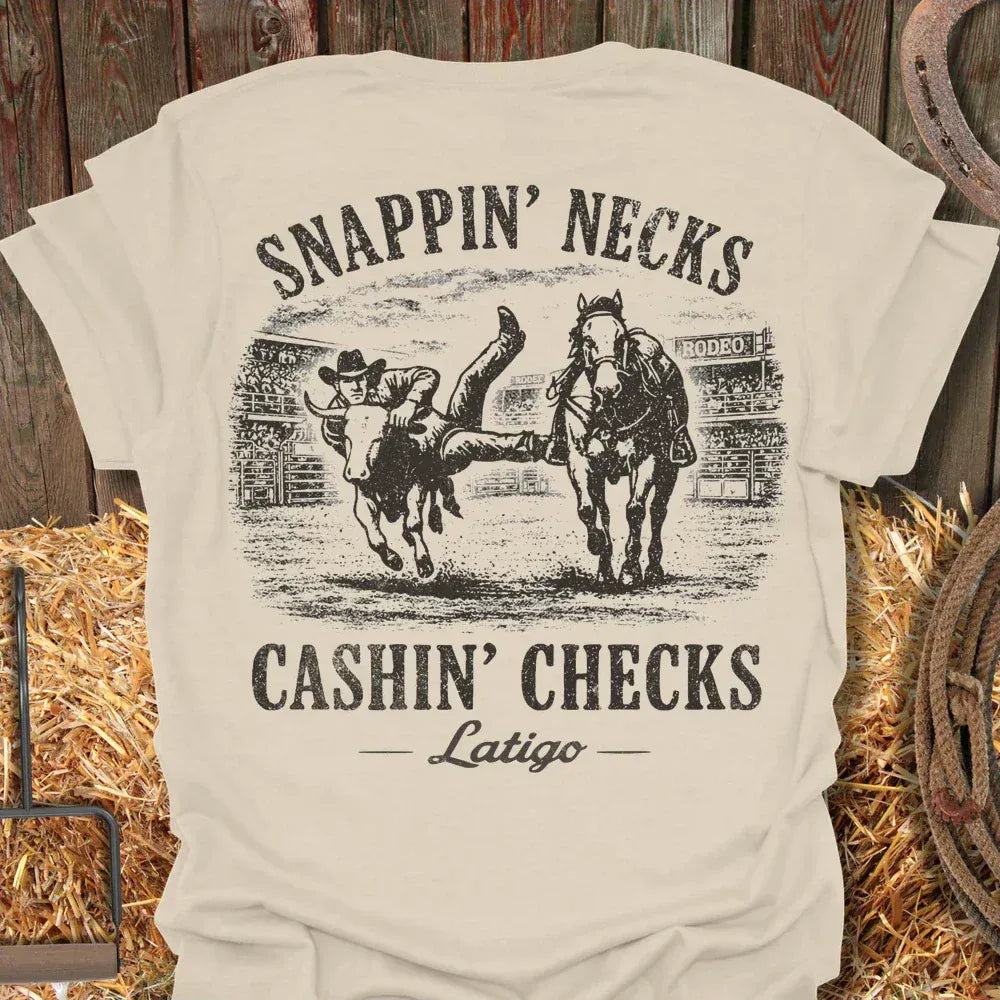 Latigo-Cowboy Authentics Natural / S Snappin  Tee