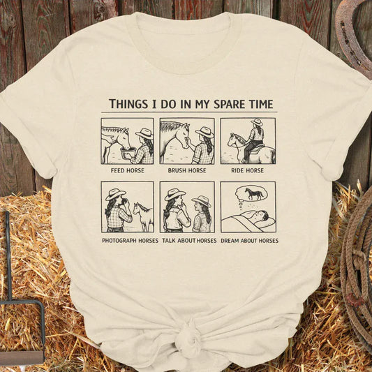 Latigo-Cowboy Authentics Natural / S Spare Time Tee