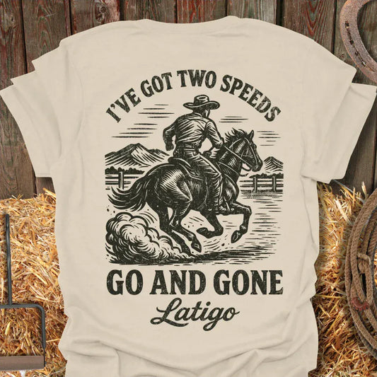 Latigo-Cowboy Authentics Natural / S Speeds Tee
