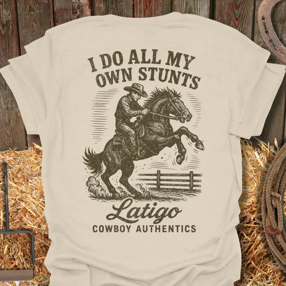 Latigo-Cowboy Authentics Natural / S Stunts Tee
