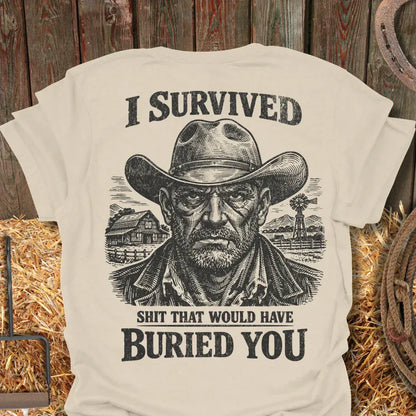 Latigo-Cowboy Authentics Natural / S Survived Tee