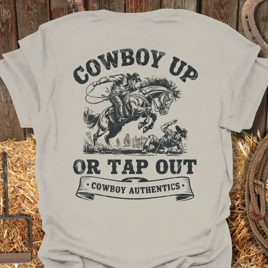 Latigo-Cowboy Authentics Natural / S Tap Out