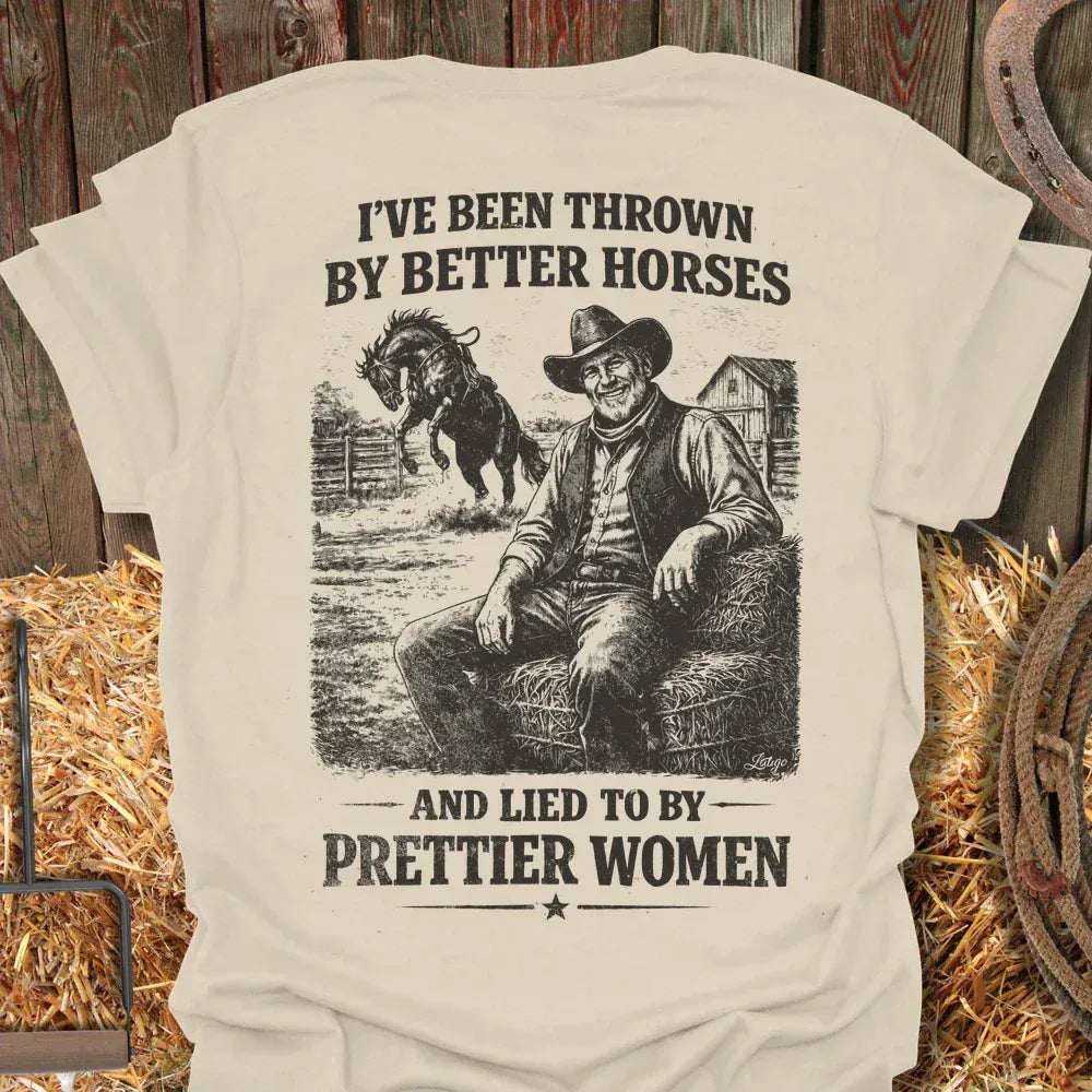 Latigo-Cowboy Authentics Natural / S Thrown and Lied Tee