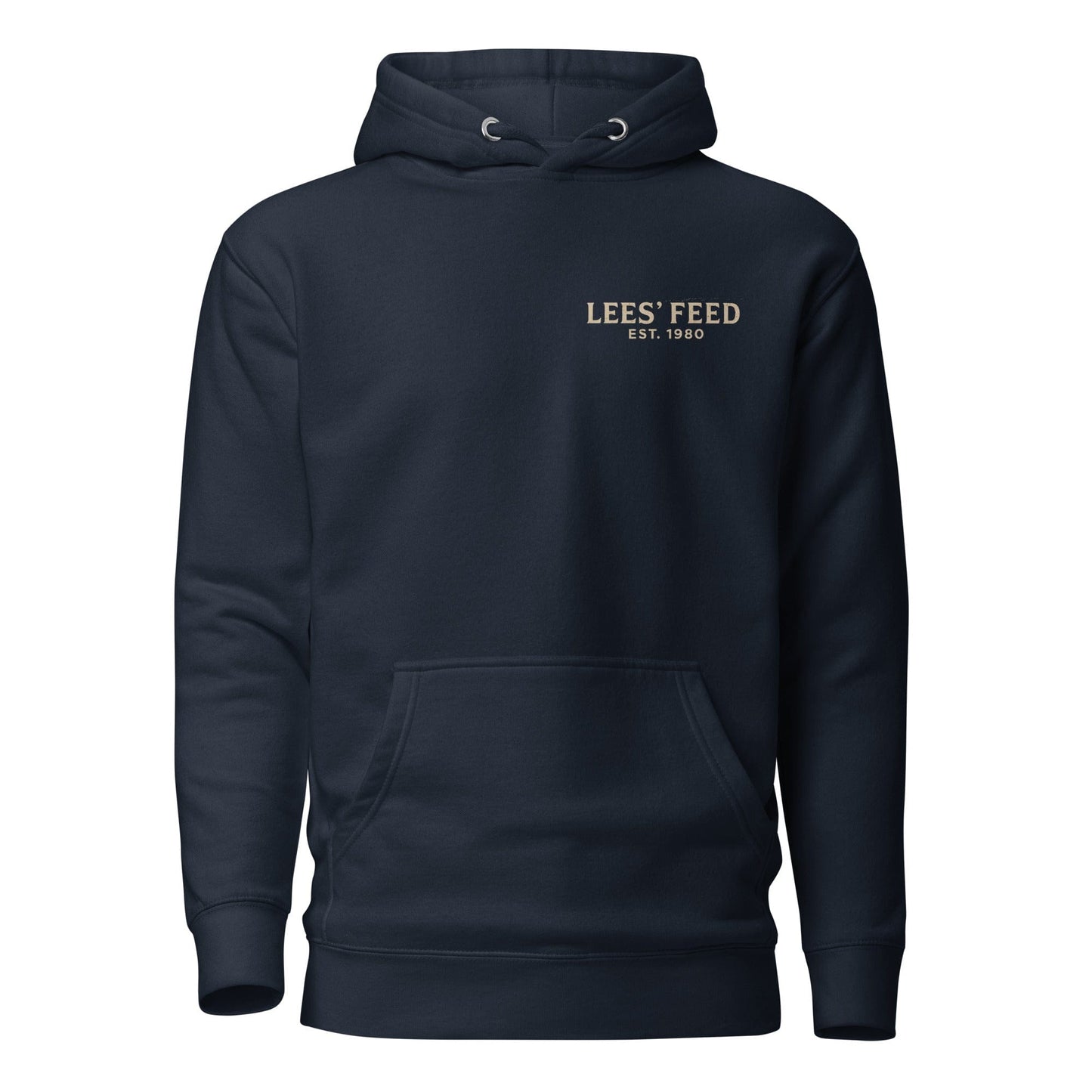 Latigo-Cowboy Authentics Navy Blazer / S Lees' Feed - The Backbone of America Hoodie