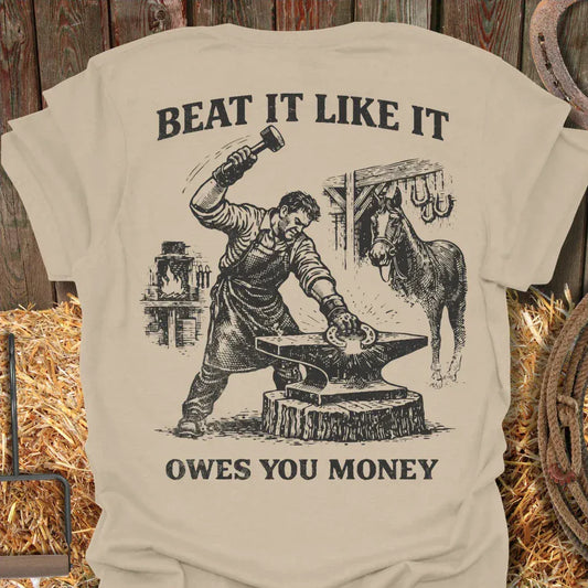 Latigo-Cowboy Authentics Sand / S Beat It Tee