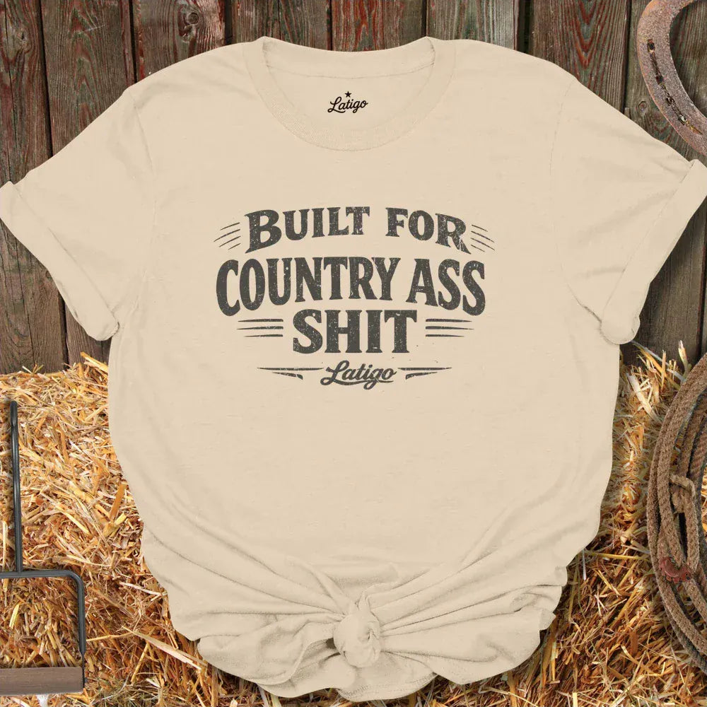 Latigo-Cowboy Authentics Sand / S Built for Country Tee