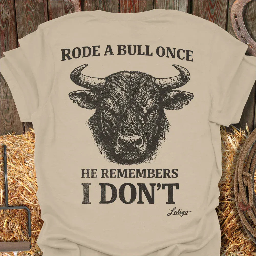 Latigo-Cowboy Authentics Sand / S Bull Ride Tee