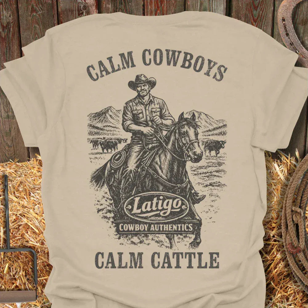 Latigo-Cowboy Authentics Sand / S Calm Tee