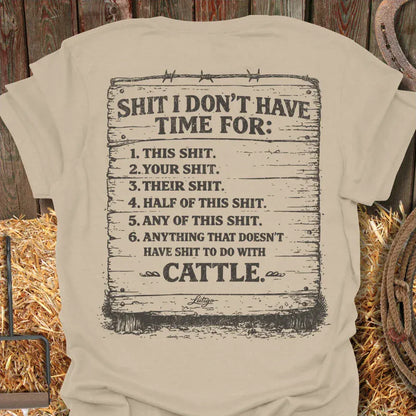 Latigo-Cowboy Authentics Sand / S Cattle Tee