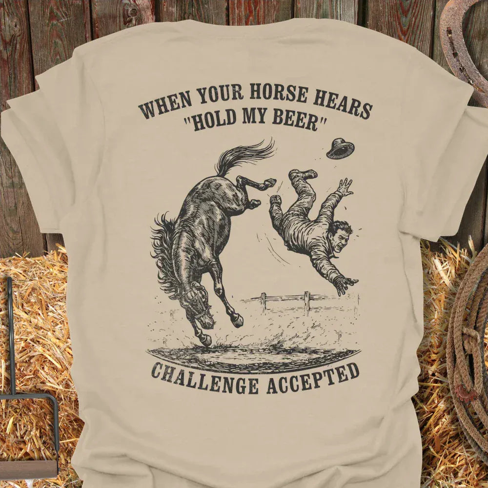 Latigo-Cowboy Authentics Sand / S Challenge Accepted Tee