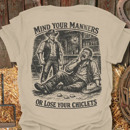 Latigo-Cowboy Authentics Sand / S Chiclets Tee