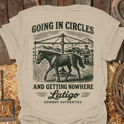 Latigo-Cowboy Authentics Sand / S Circles Tee