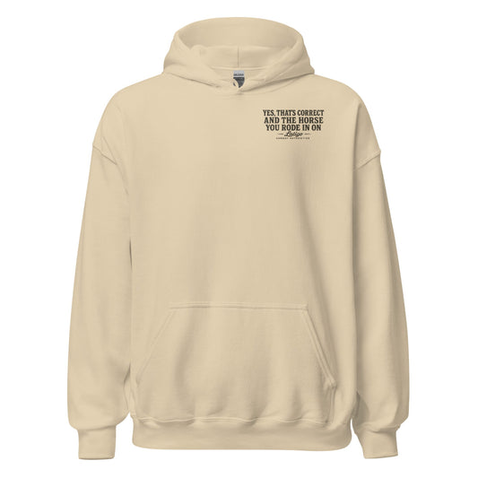 Latigo-Cowboy Authentics Sand / S Correct Unisex Hoodie
