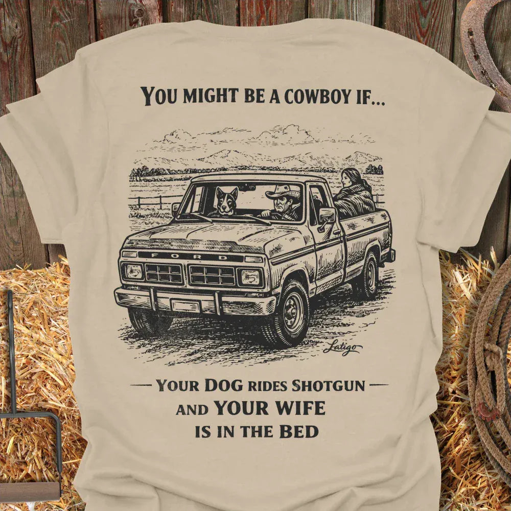 Latigo-Cowboy Authentics Sand / S Cowboy Wife Tee