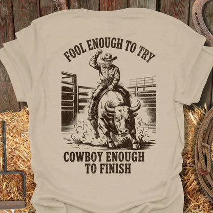 Latigo-Cowboy Authentics Sand / S Finish Tee