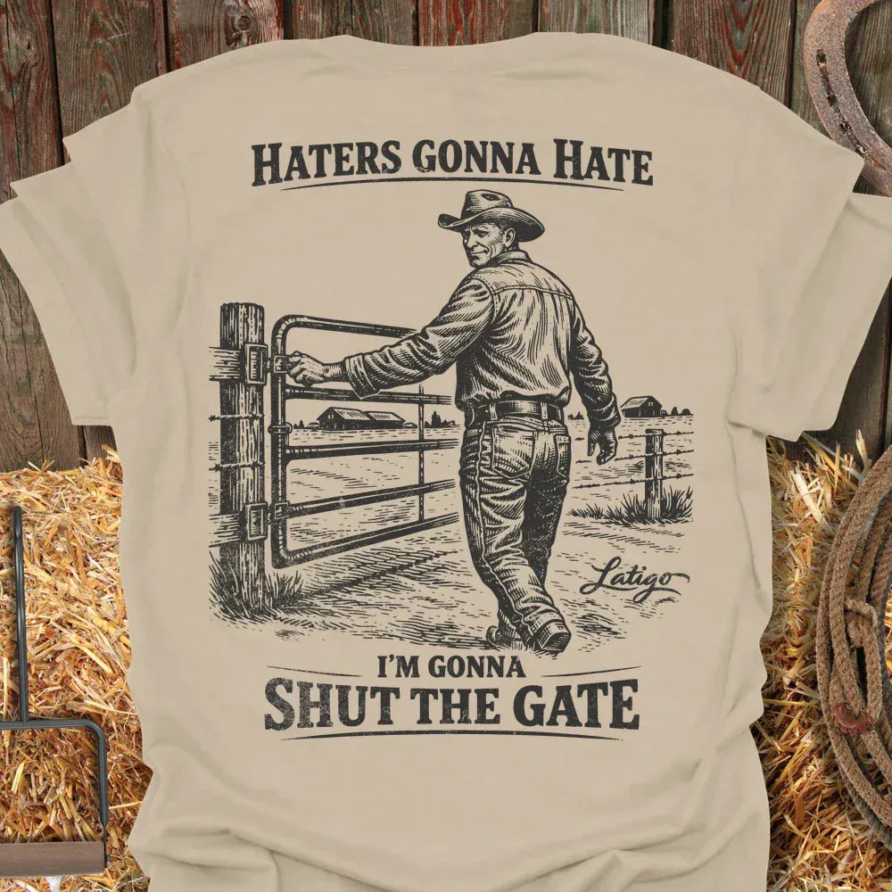 Latigo-Cowboy Authentics Sand / S Haters Tee