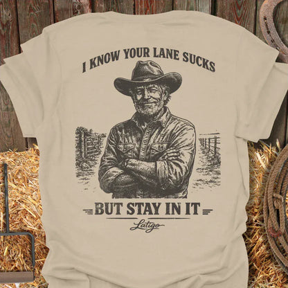 Latigo-Cowboy Authentics Sand / S Lane Tee