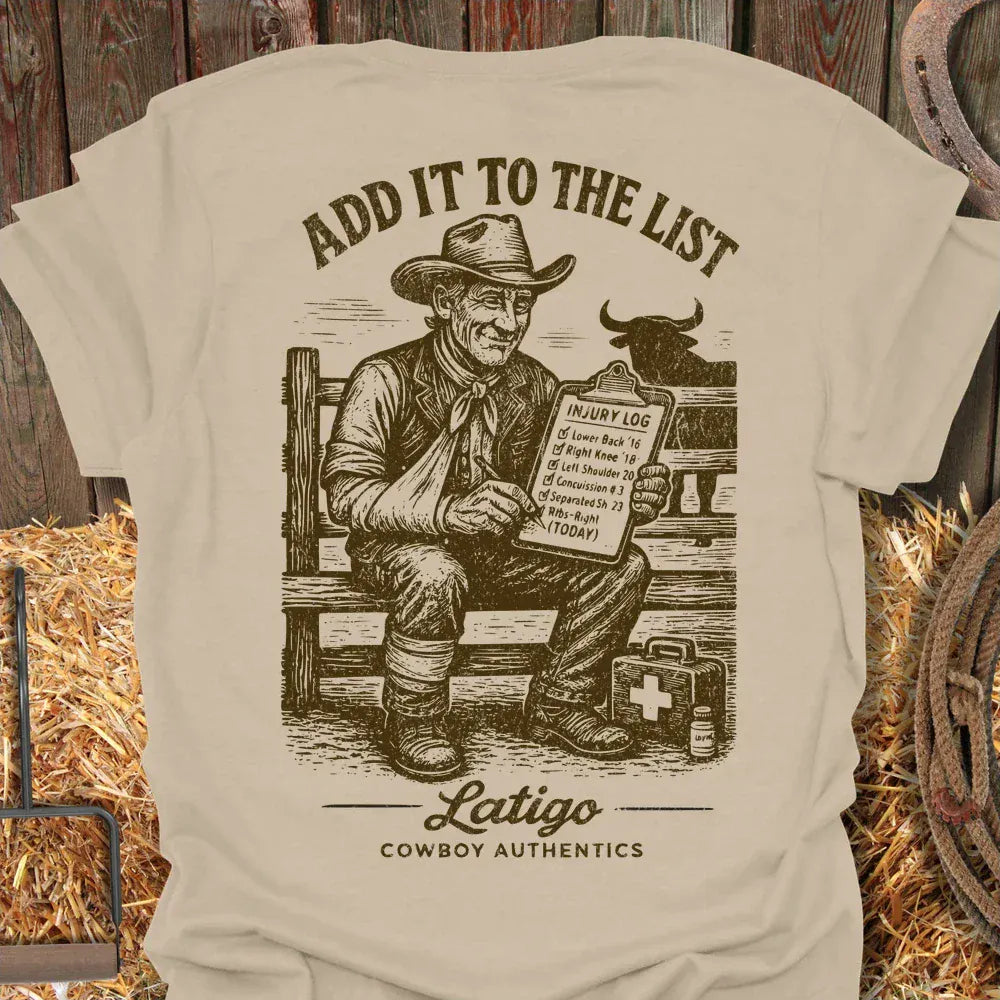 Latigo-Cowboy Authentics Sand / S List Tee