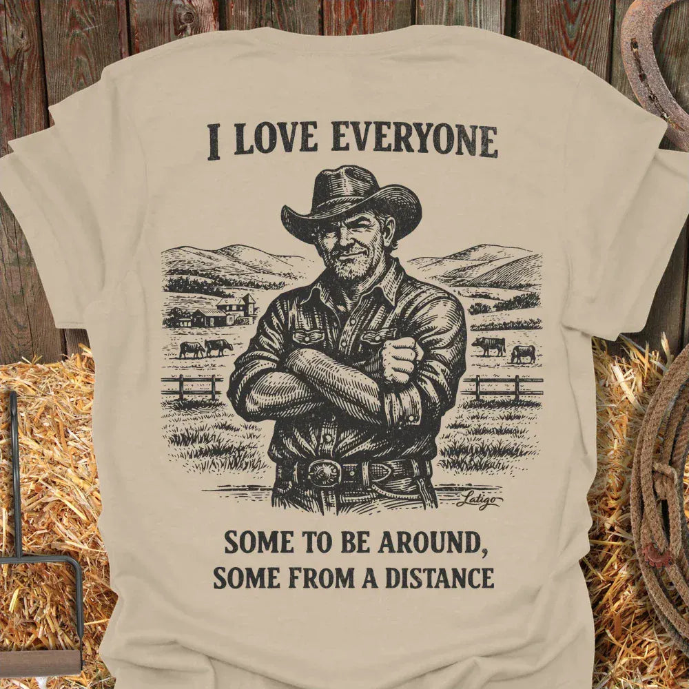 Latigo-Cowboy Authentics Sand / S Love Everyone Tee