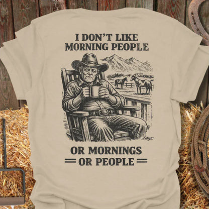Latigo-Cowboy Authentics Sand / S Morning People Tee