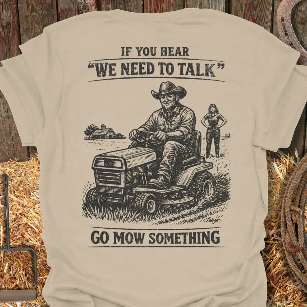 Latigo-Cowboy Authentics Sand / S Mow It Tee