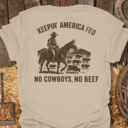 Latigo-Cowboy Authentics Sand / S No Beef Tee